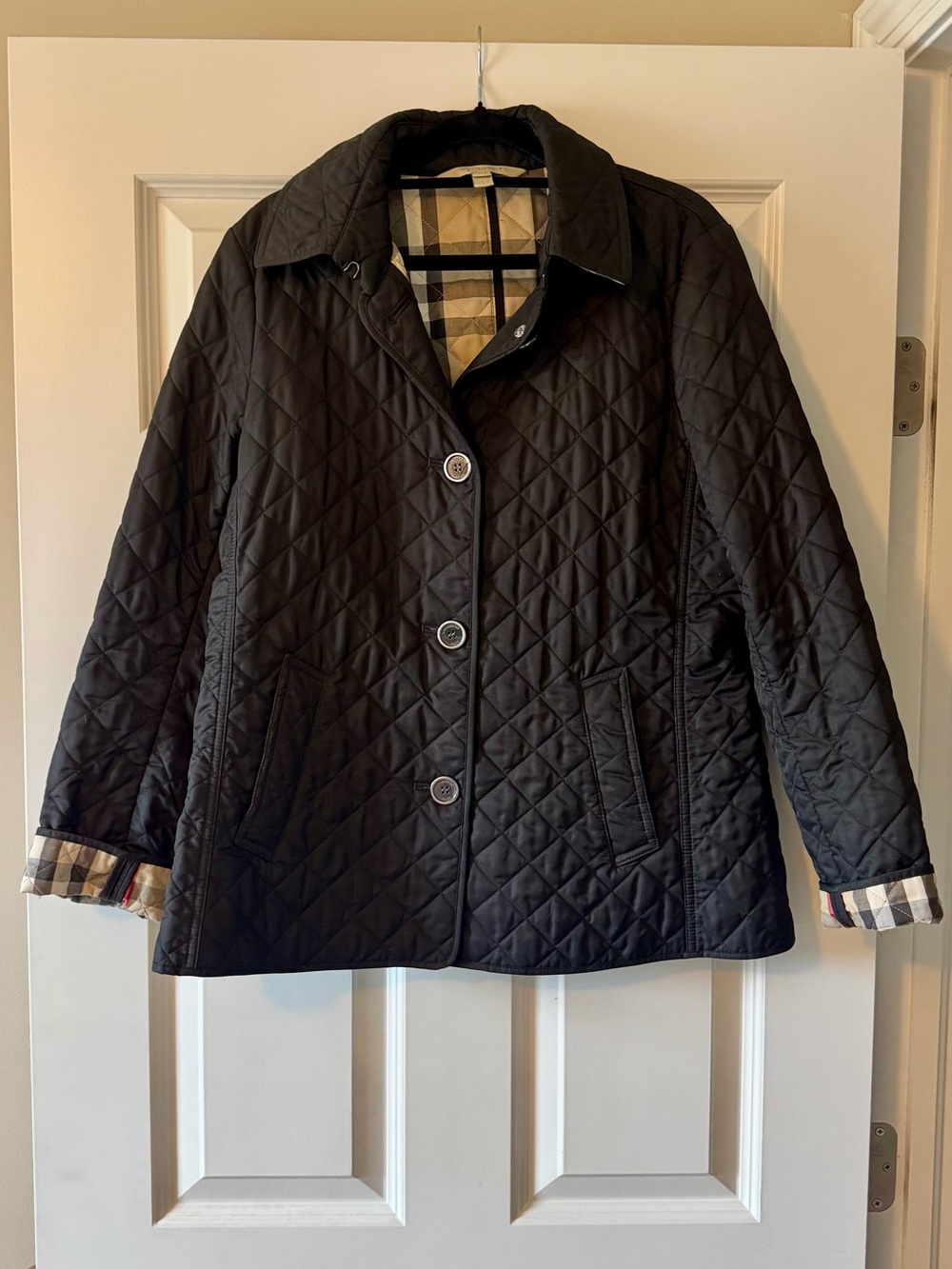 Burberry Brit Copford Diamond Quilted Jacket Black L